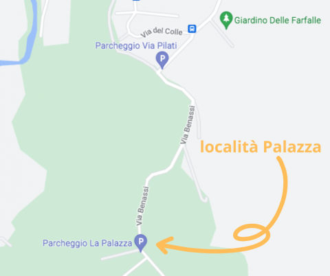 mappa localita Palazza